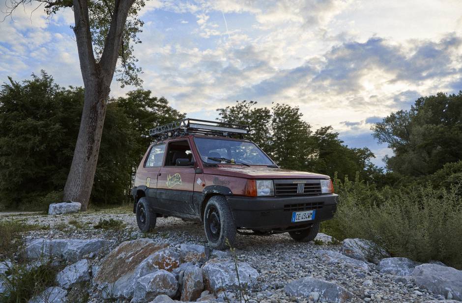 Shooting sul Piave per mostrare la nostra Panda