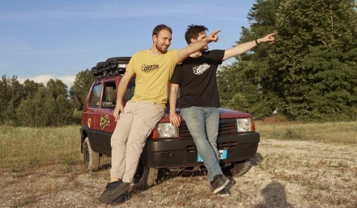 Shooting sul Piave per mostrare la nostra Panda
