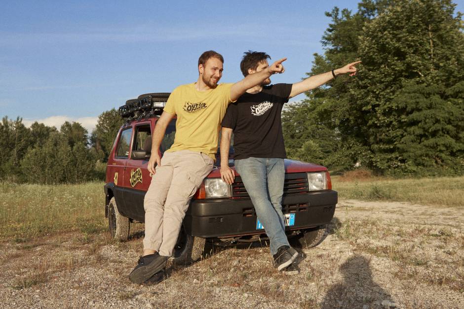 Shooting sul Piave per mostrare la nostra Panda