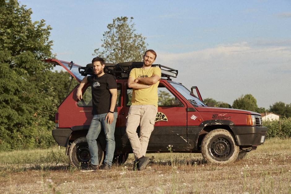 Shooting sul Piave per mostrare la nostra Panda