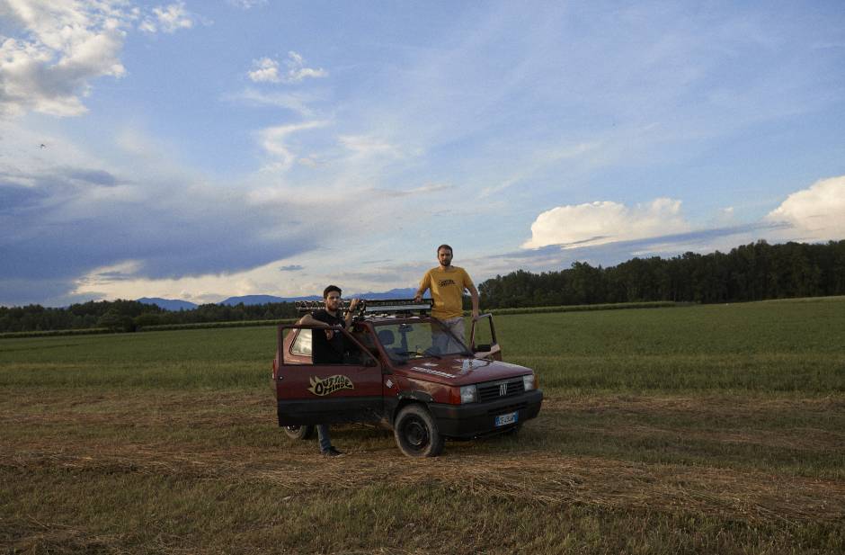 Shooting sul Piave per mostrare la nostra Panda