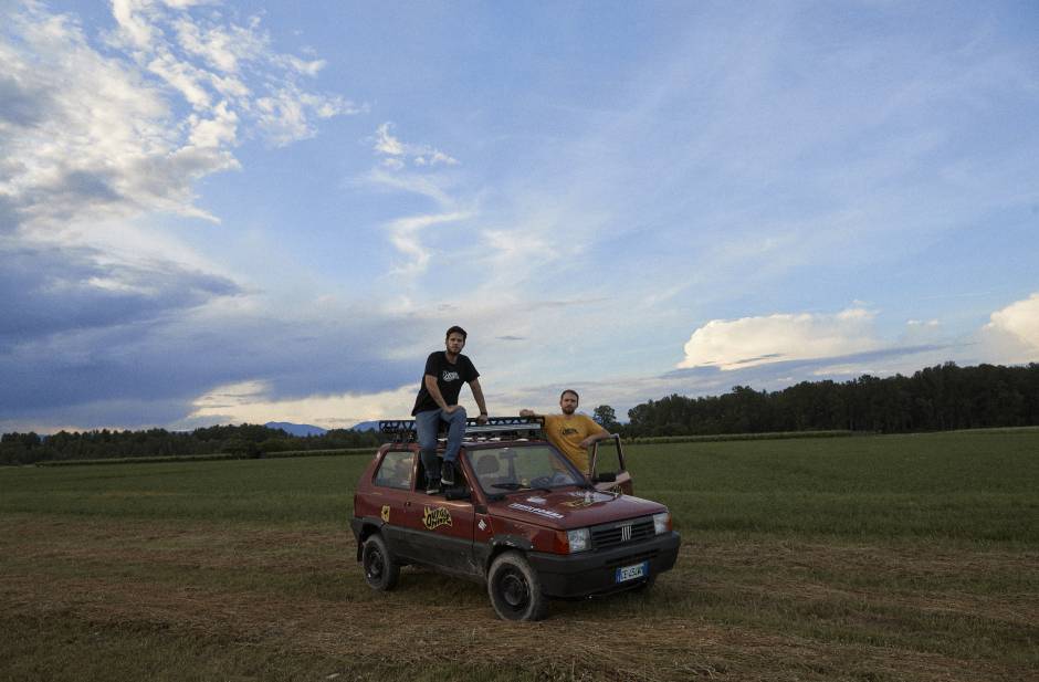 Shooting sul Piave per mostrare la nostra Panda